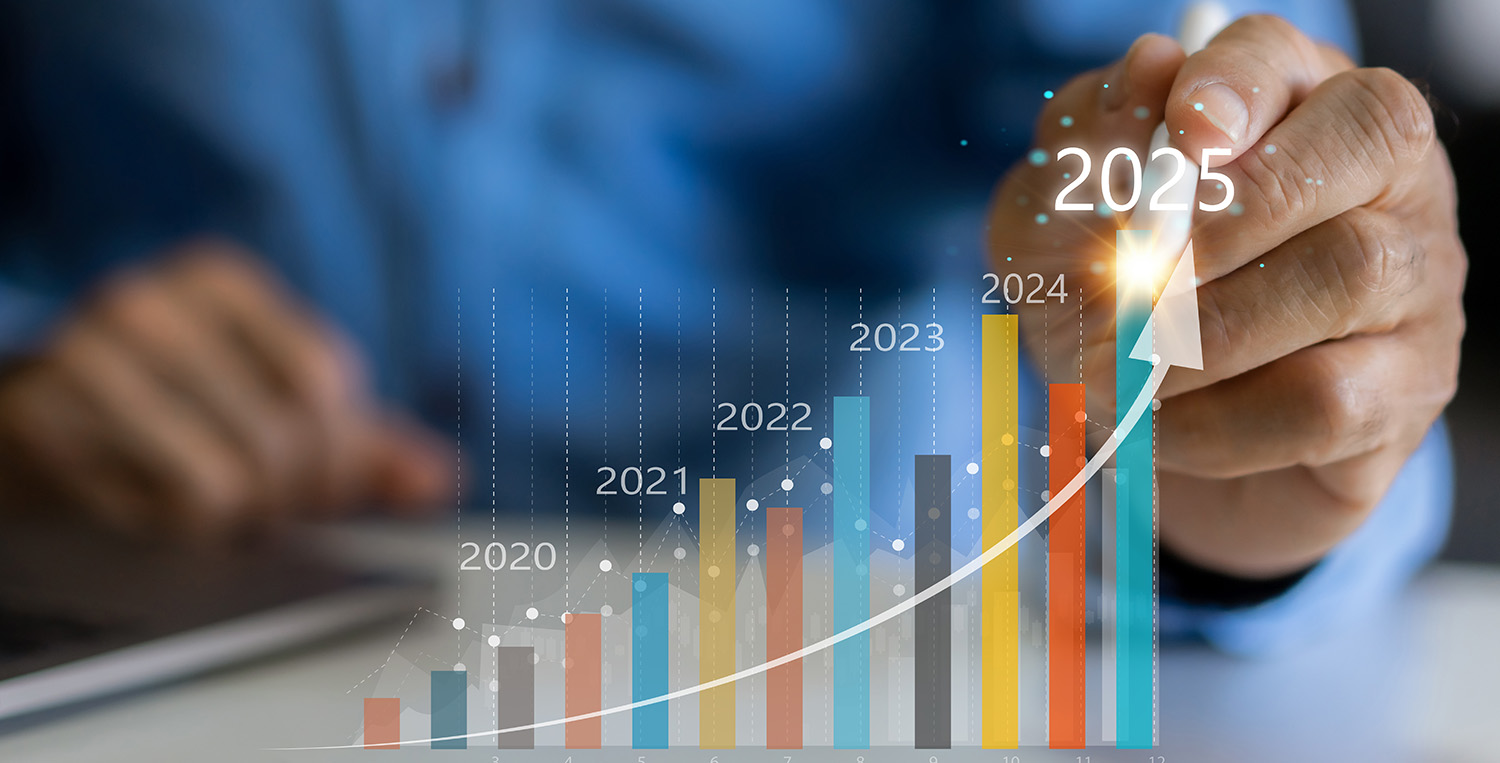 bar graph with 2025 representing the tax year
